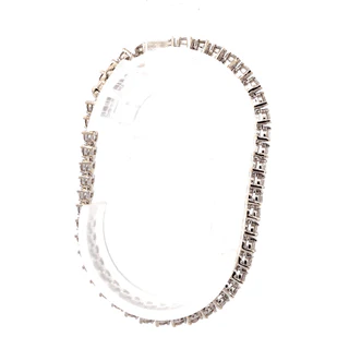 14K White Gold Diamond Tennis Bracelet - 5.59 CT - Image 5